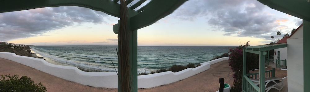 Θέα στη θάλασσα από την Aldiana Fuerteventura